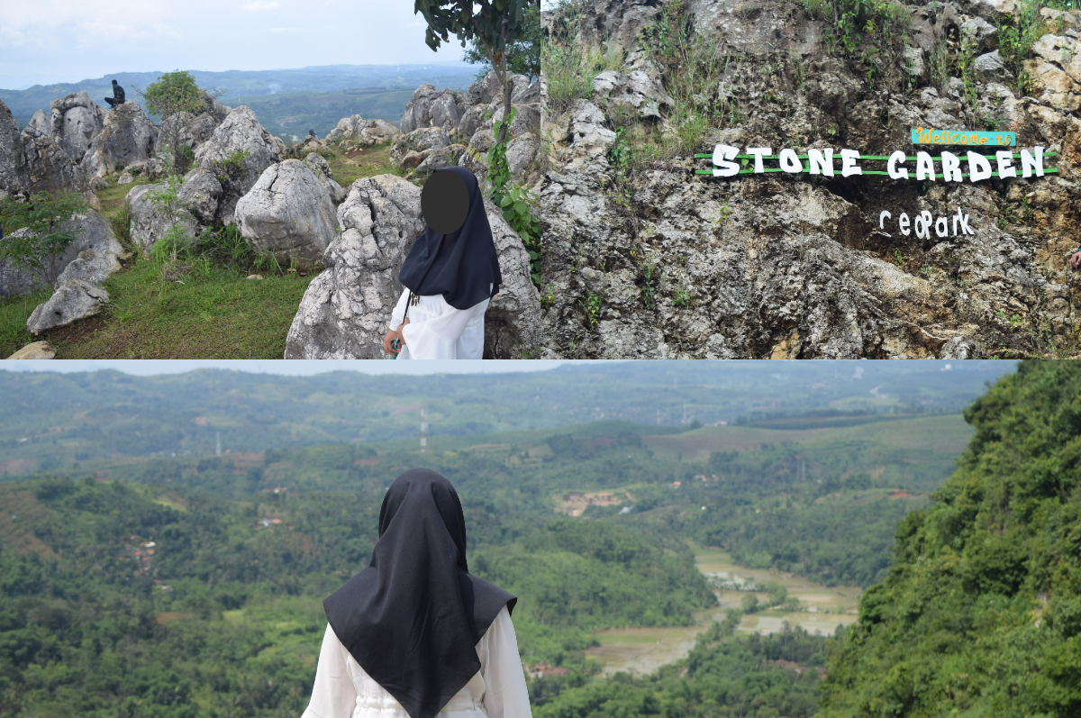 Wisata alam Stone Garden Citatah, Bandung.