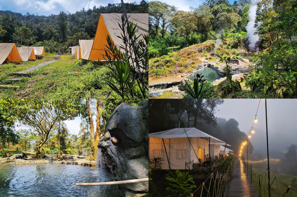 Pesona wisata Glorious Crater Kamojang, Bandung.