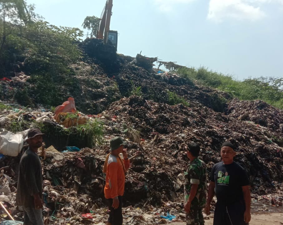 Ilustrasi TPA Galuga, Kabupaten Bogor, yang longsor.