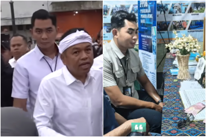 Gubernur Jawa Barat Dedi Mulyadi bersama salah satu ajudan yang sering mengawal dan membantunya dalam menjalankan aktivitas.