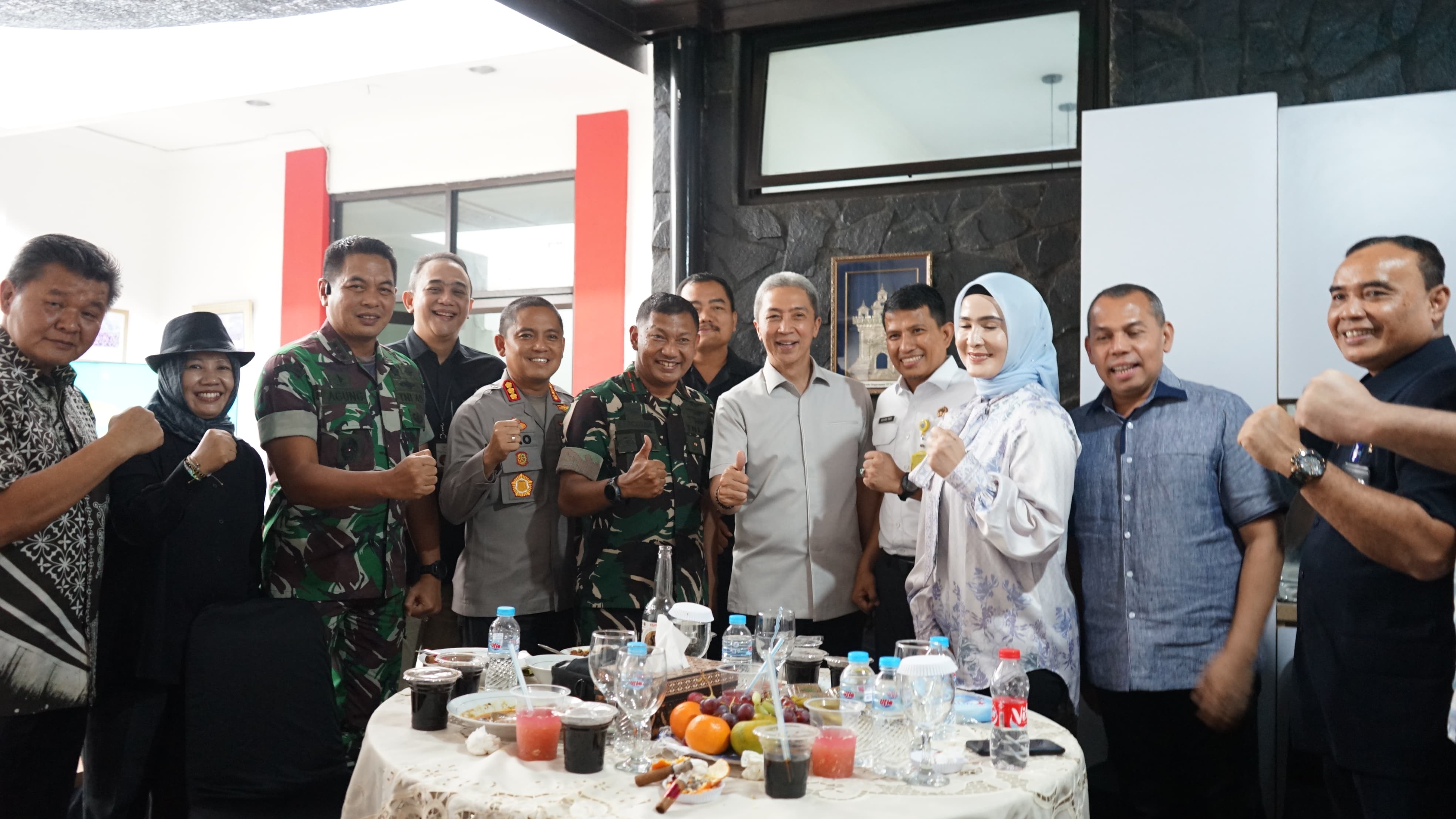 Silaturahmi Forkopimda dan BPN yang berlangsung di Aula Reforma Agraria, Kantor Pertanahan Kota Bogor, Selasa (10/6/2025).