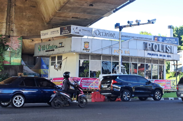 Mesin ETLE di Simpang Tol BORR.