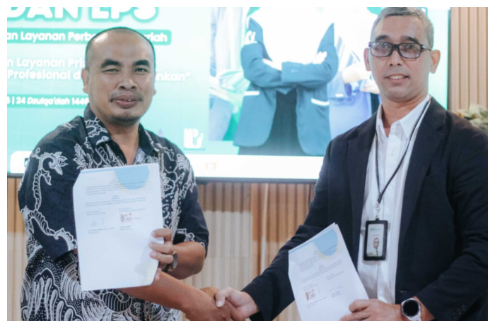 SMK Amaliah 1 dan 2 menjalin kerja sama dengan BSI Kantor Cabang Bogor Cibinong, Kamis (22/5/2025).