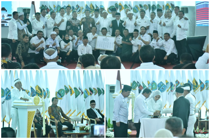 Penandatanganan MoU Bupati Sumedang dengan KPK.