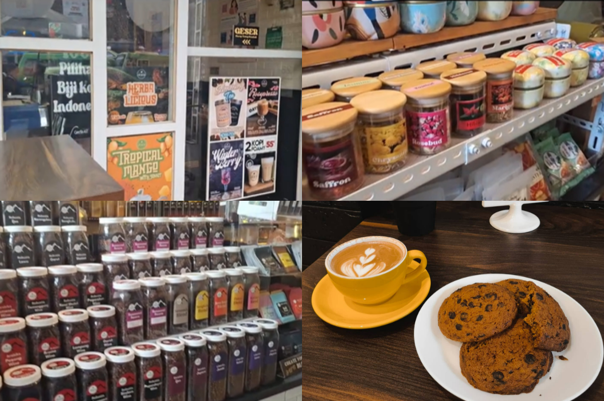 Cafe de Aut, kedai kopi dengan pilihan ratusan variasi jenis kopi.