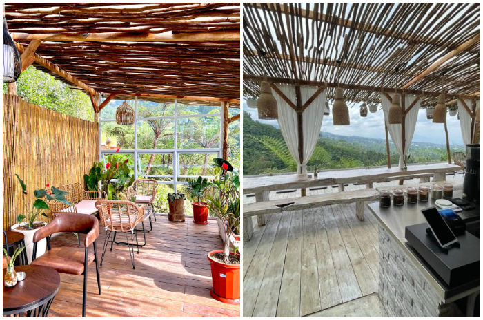 Suasana Tropical Deck di kawasan Pakis Hills, tepatnya di Jl. Raya Puncak &ndash; Gadog, Desa Tugu Selatan, Kecamatan Cisarua, Kabupaten Bogor