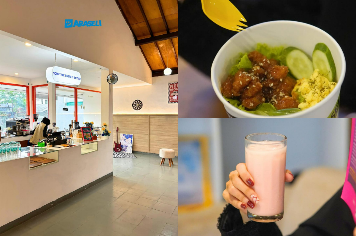 Kafe asik dan Instagramable di Bogor, wajib banget mampir ke Araseli Coffee and Space.