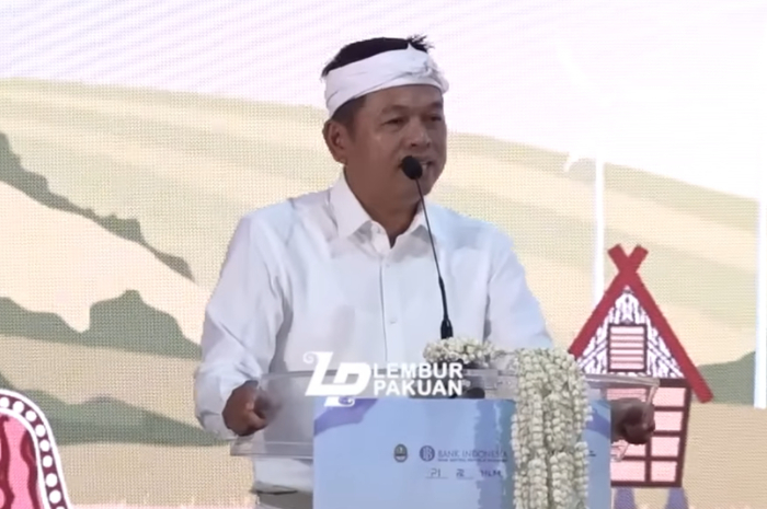 Gubernur Jawa Barat, Dedi Mulyadi, saat mengungkap solusi pertanian supaya maju