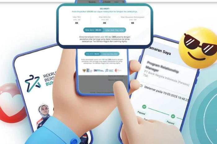 Ilustrasi pengumuman tahap 2 Rekrutmen Bersama BUMN 2025