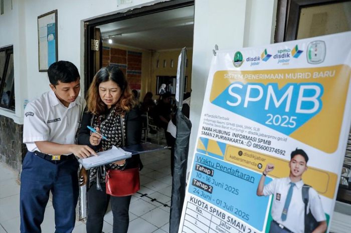Hari pertama pendaftaran SPMB Jawa Barat tahap 1