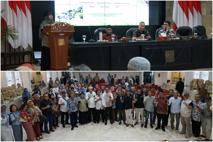 Workshop Bogorku Bersih di Aula Paseban Sribaduga Balai Kota Bogor, Jumat (13/6/2025).