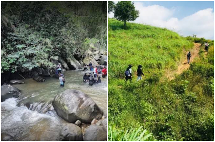 Trakking seru ke Curug Leuwi Asih Sentul Bogor