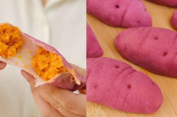 Resep mochi ubi yang dilansir dari kanal YouTube Luvita Ho
