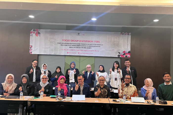 Focus Group Discussion (FGD) Tahap 2 Sekolah Vokasi IPB University untuk menyusun prodi baru.