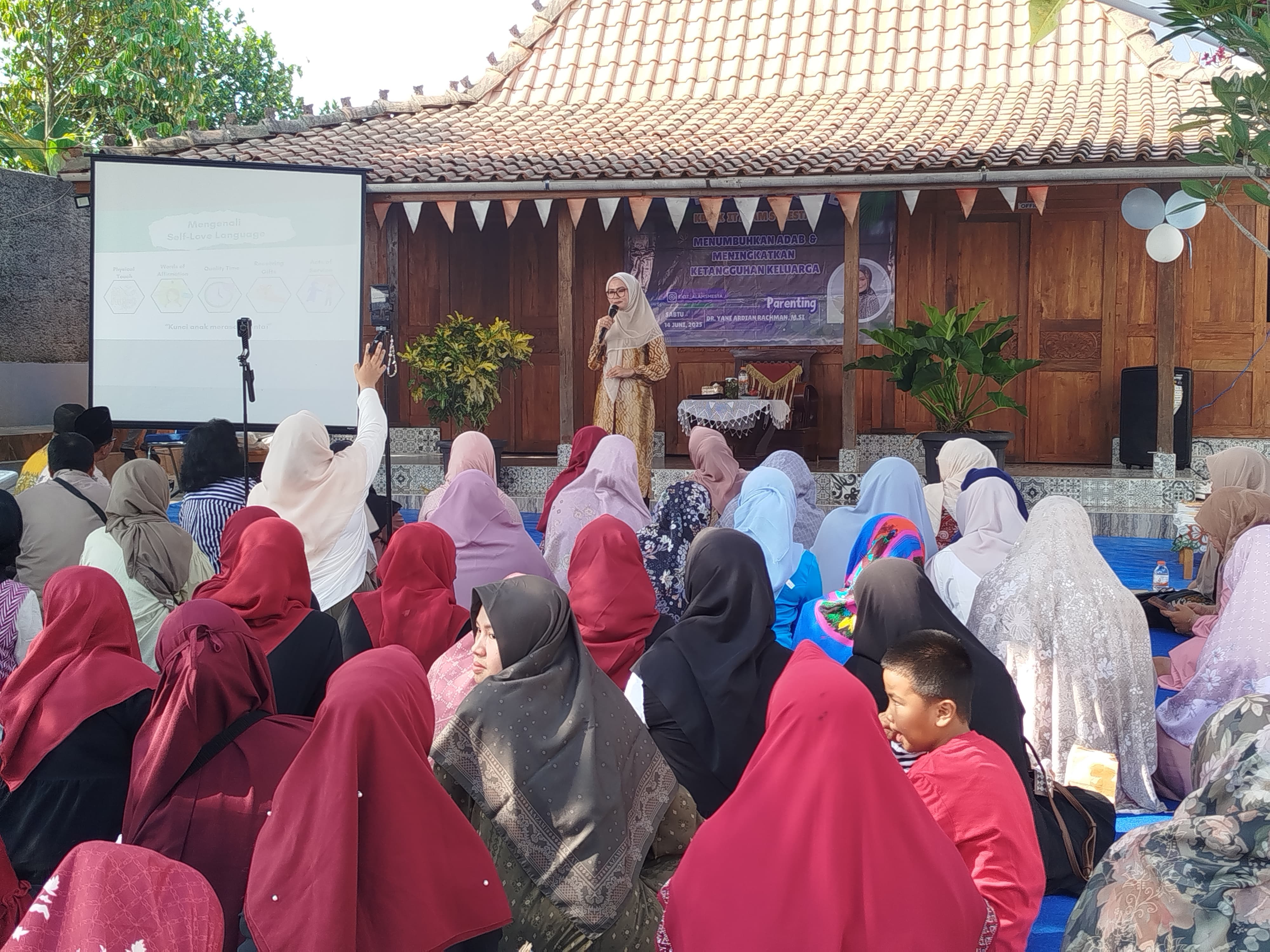 TK IT Alam S&rsquo;mesta, sekolah berbasis alam yang berlokasi di Jalan Cilubang Mekar, Kota Bogor, saat menggelar Open House, Sabtu (14/6/2025).