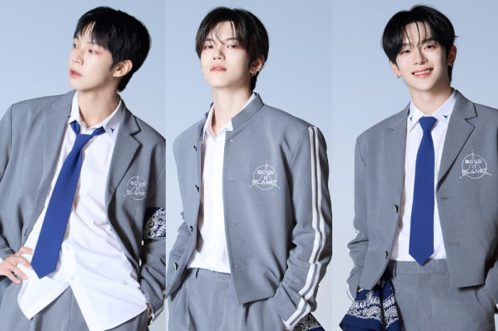 Dongheon, Gyehyeon dan Kangmin anggota VERIVERY yang ikut program survival Boys II Planet