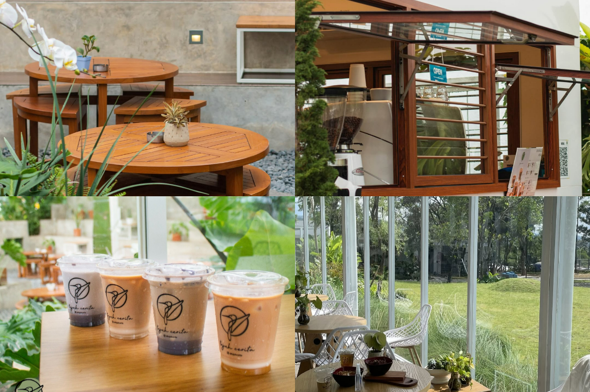 Kafe Tujuh Cerita di kawasan Taman Budaya Sentul, Bogor.