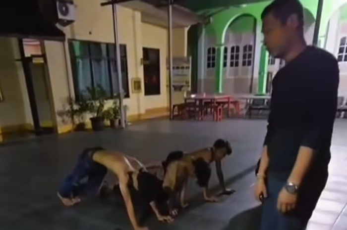 Empat remaja yang diamankan Polsek Bogor Selatan.