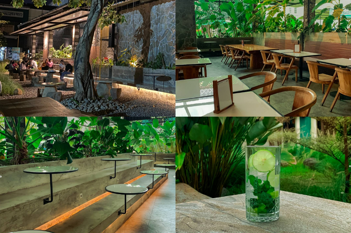 Twenty Two Cafe, tempat nongkrong yang asri banget di Sentul.