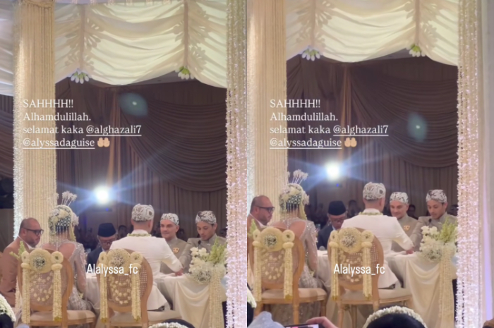Akad nikah Al Ghazali dan Alyssa Daguise