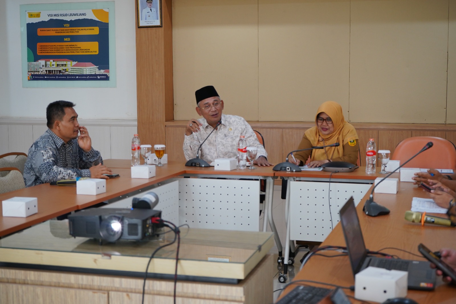 Kunjungan kerja Anggota Komisi IX DPR RI, drh. H. Achmad Ru&rsquo;yat, M.Si ke RSUD Raden Mohamad Noh Nur Leuwiliang, Kabupaten Bogor, Senin (16/6/2025).