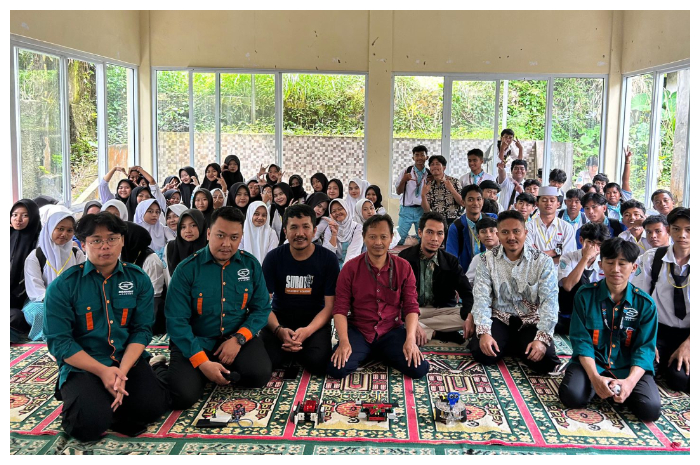 Sosialisasi materi robotic dan coding di MTS dan SMA Al Amin Bogor.