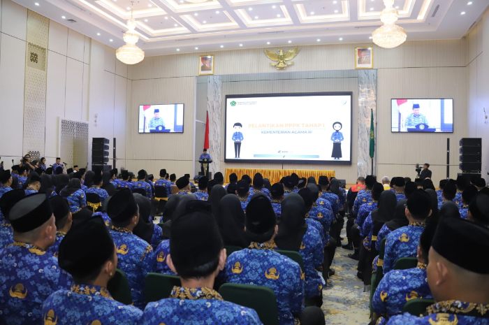 Pelantikan PPPK tahap 1 Kementerian Agama.&nbsp;