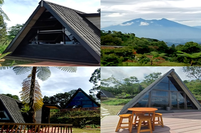 Suasana tenang di Nebula Glamping Bogor, dikelilingi hijaunya alam dan kabin estetik menjadi tempat terbaik untuk healing mewah di kaki gunung Malang