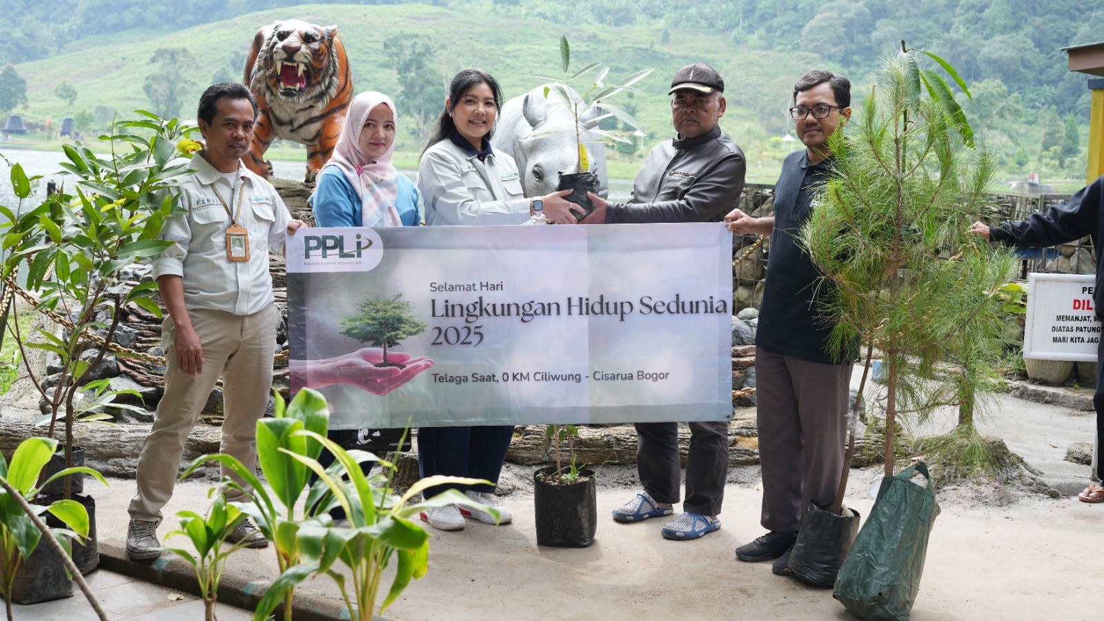 PT PPLI turut tergerak dalam menjaga kawasan hulu Sungai Ciliwung, sebagai upaya menjaga kawasan Jakarta dari potensi bencana banjir dengan melakukan penanaman pohon.