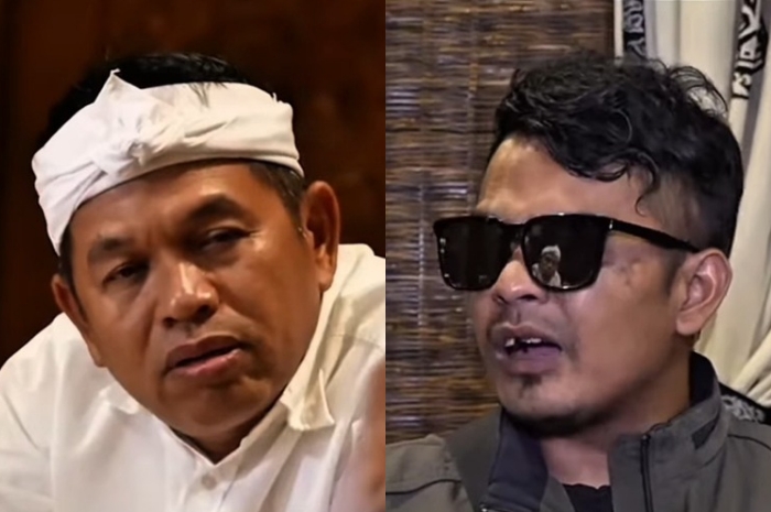 Gubernur Jawa Barat Dedi Mulyadi membantu Iwan, warga Purwakarta yang tak bisa melihat.
