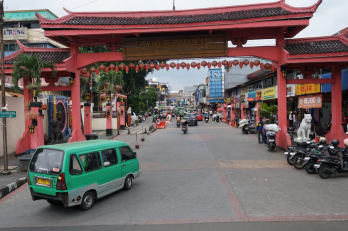 Kawasan Jalan Suryakencana Kota Bogor.    