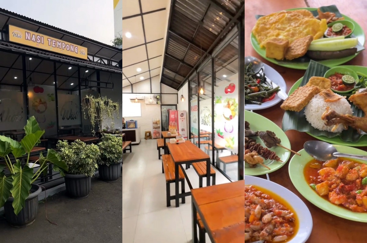 Kuliner wajib dikunjungi, Nasi Tempong Widi.