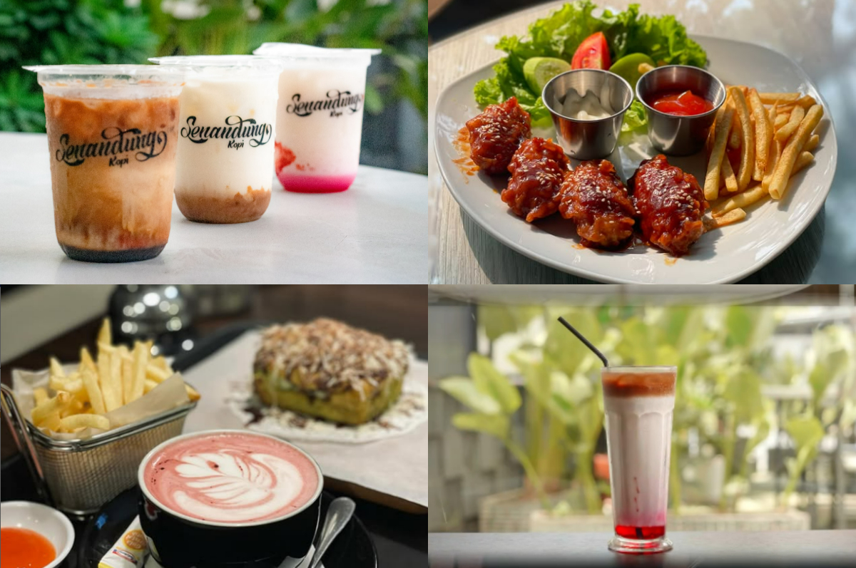 Beragam menu di Senandung Kopi Syahdu yang jadi favorit anak muda.