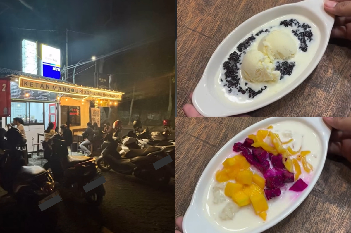Ketan susu paling enak di Bogor, Ketan Mansour.