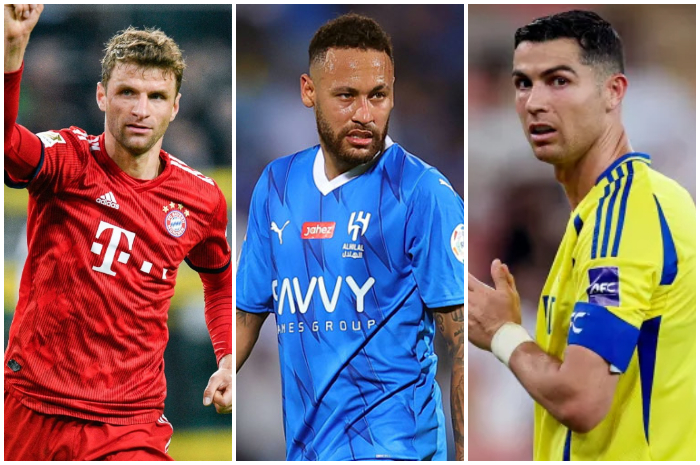 Thomas Muller, Neymar dan Cristiano Ronalda ada beberapa pemain bintang yang akan berstatus bebas transfer.