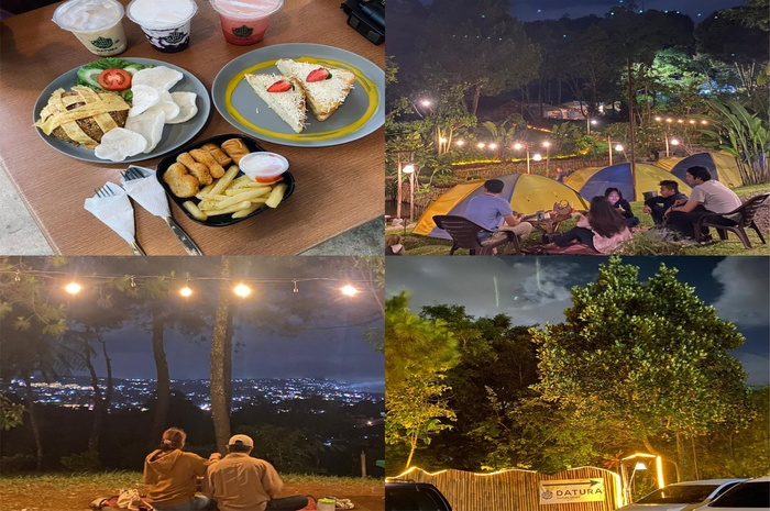 Dature Nature Space, kafe glamping di alam terbuka di Bogor.