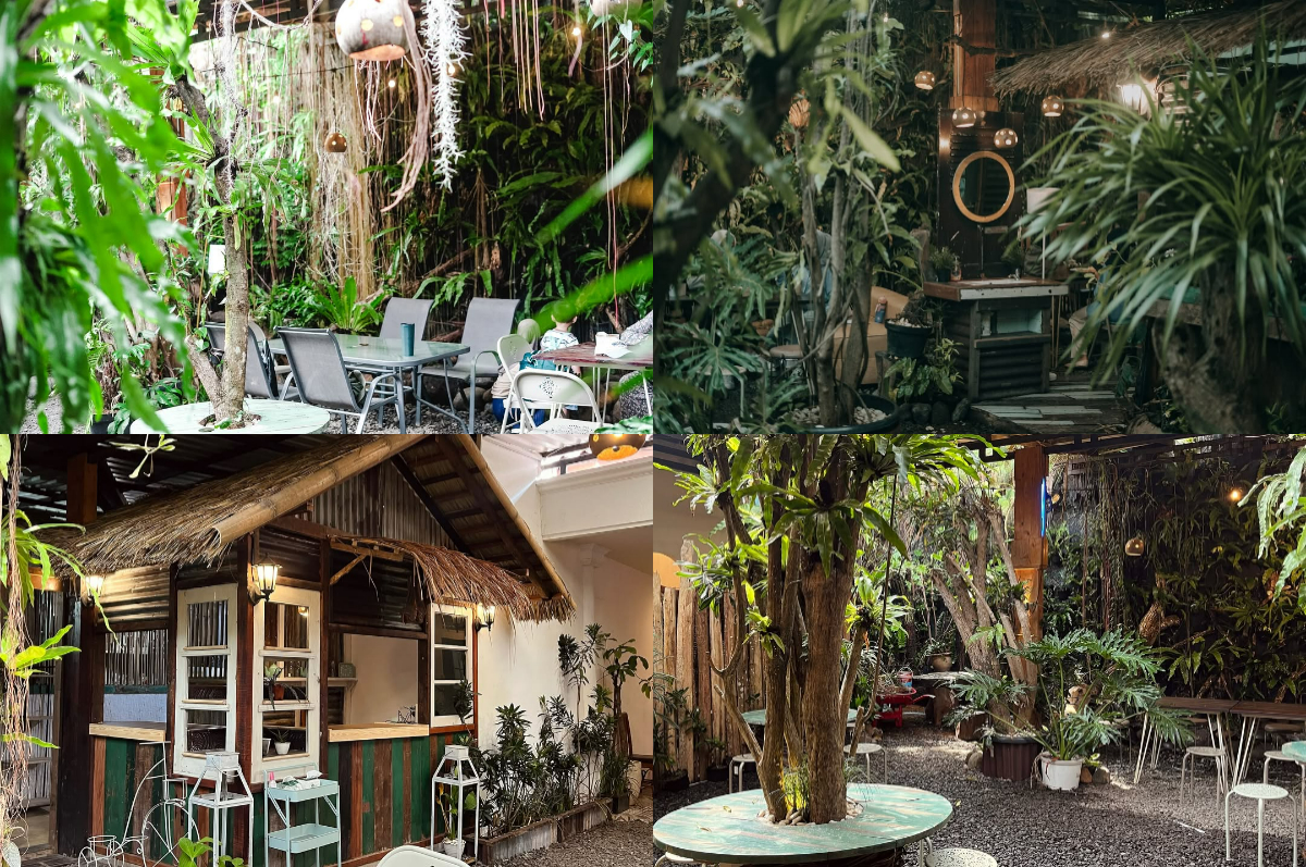 Suasana tenang di Hadiqa Secret Garden, Bogor.