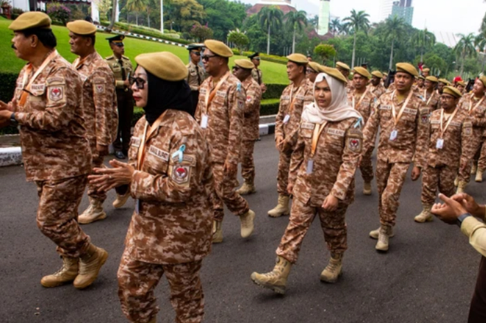 Suasana retret kepala daerah gelombang kedua di IPDN Sumedang.