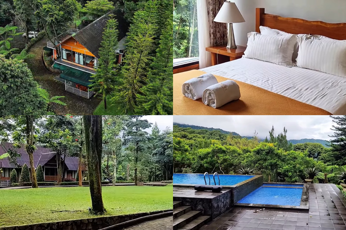 Poeti Mountain Resort, tempat menginap estetik di lereng Gunung Salak Bogor.