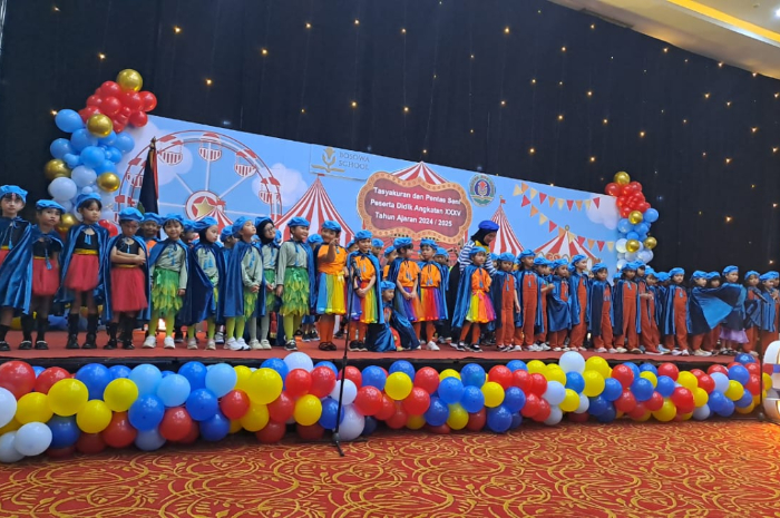 TK Bina Insani menggelar acara  Tasyakuran dan Pentas Seni Peserta Didik Angkatan XXXV Tahun Ajaran 2024/2025, di Hotel Gran Savero Bogor.