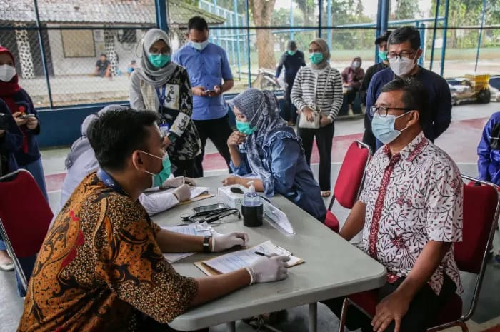 Kegiatan Active Case Finding (ACF) yang diselenggarakan Dinkes Kota Bogor.