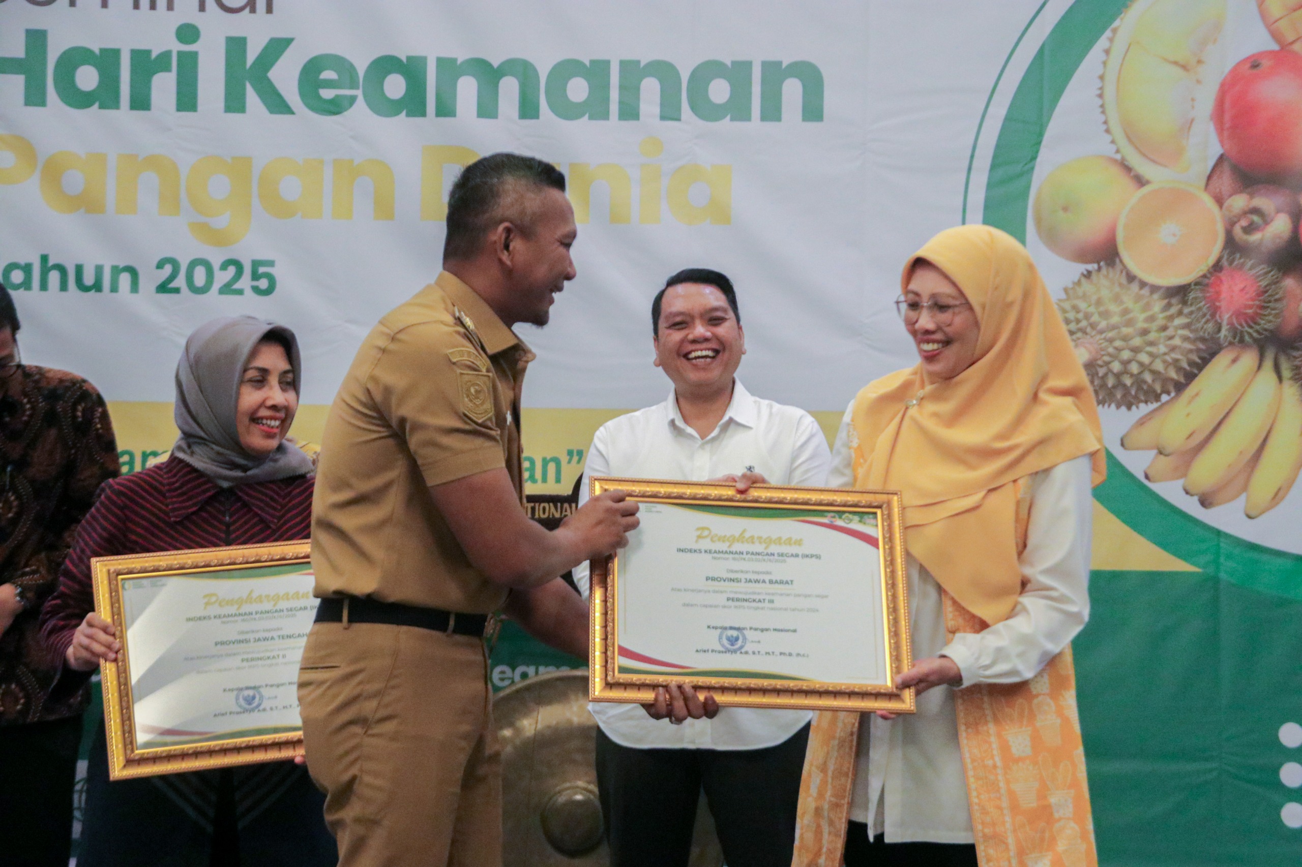 Wakil Wali Kota Bogor, Jenal Mutaqin saat menghadiri Seminar Peringatan Hari Keamanan Pangan Dunia (World Food Safety Day).
