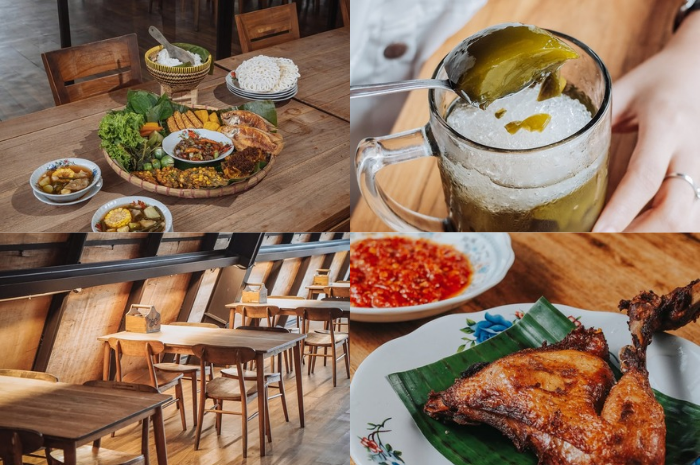 Menu restoran spot semi-outdoor Kluwih Sunda Bogor yang cozy abis.