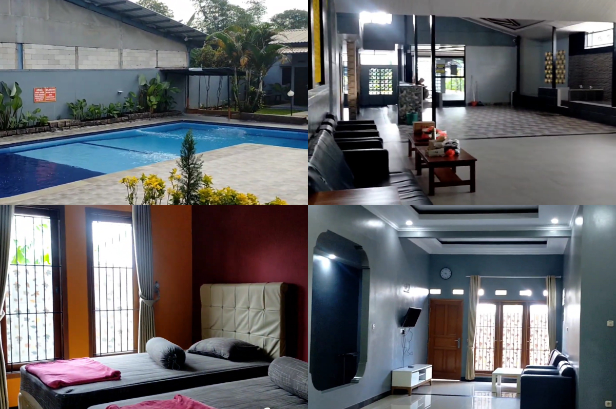 Villa Boing Cisarua, tawarkan penginapan luas dengan fasilitas yang lengkap.