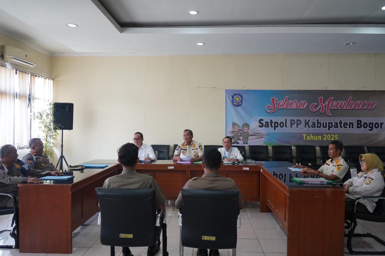 Momen berlangsungnya sidang MKE anggota Satpol PP Kabupaten Bogor, Rabu 25 Juni 2025.