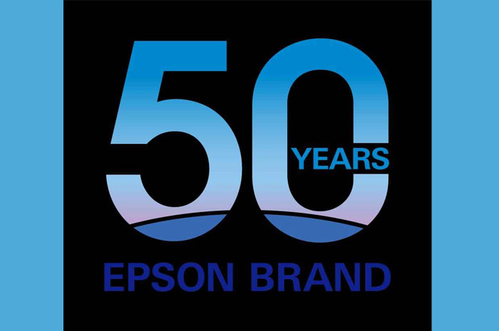 Epson merayakan HUT ke 50 merek Epson