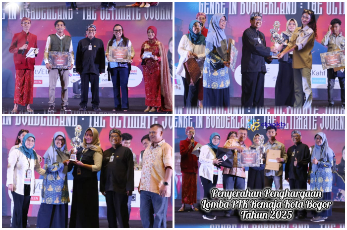 Penyerahan hadiah kepada para pemenang Adujak GenRe Kota Bogor 2025