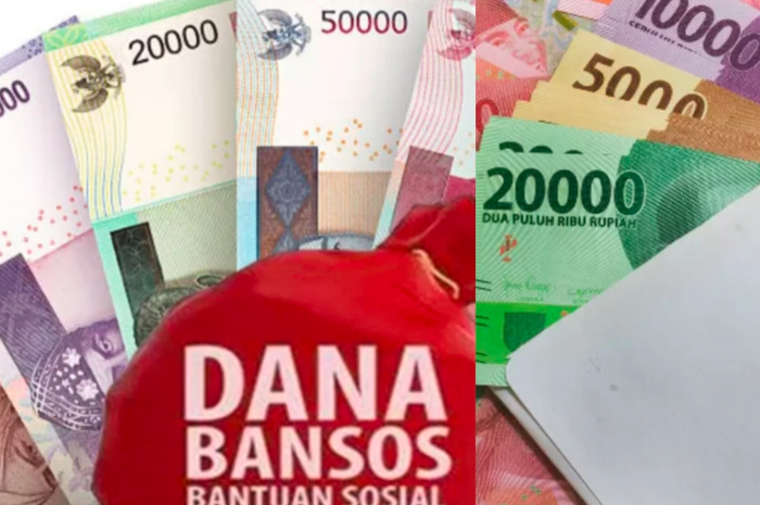 Ilustrasi uang pencairan bansos