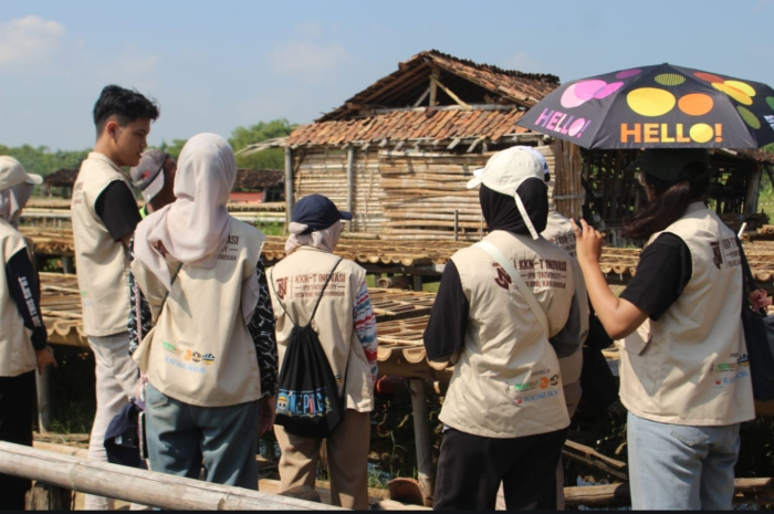 Team KKN IPB di Desa Jono, Kecamatan Tawangharjo, Kabupaten Gerobogan.
