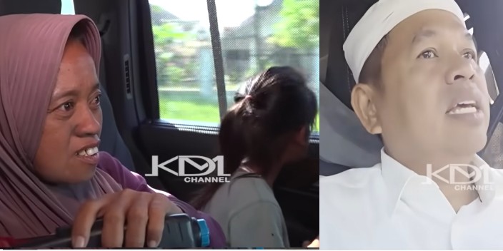 Anak pengamen janda langsung menangis saat bertemu Gubernur Jawa Barat Dedi Mulyadi